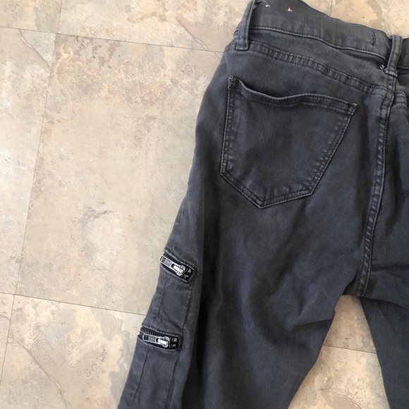 Madewell Skinny Skinny Zipper Black Jean Mid Rise - Picture 5 of 5